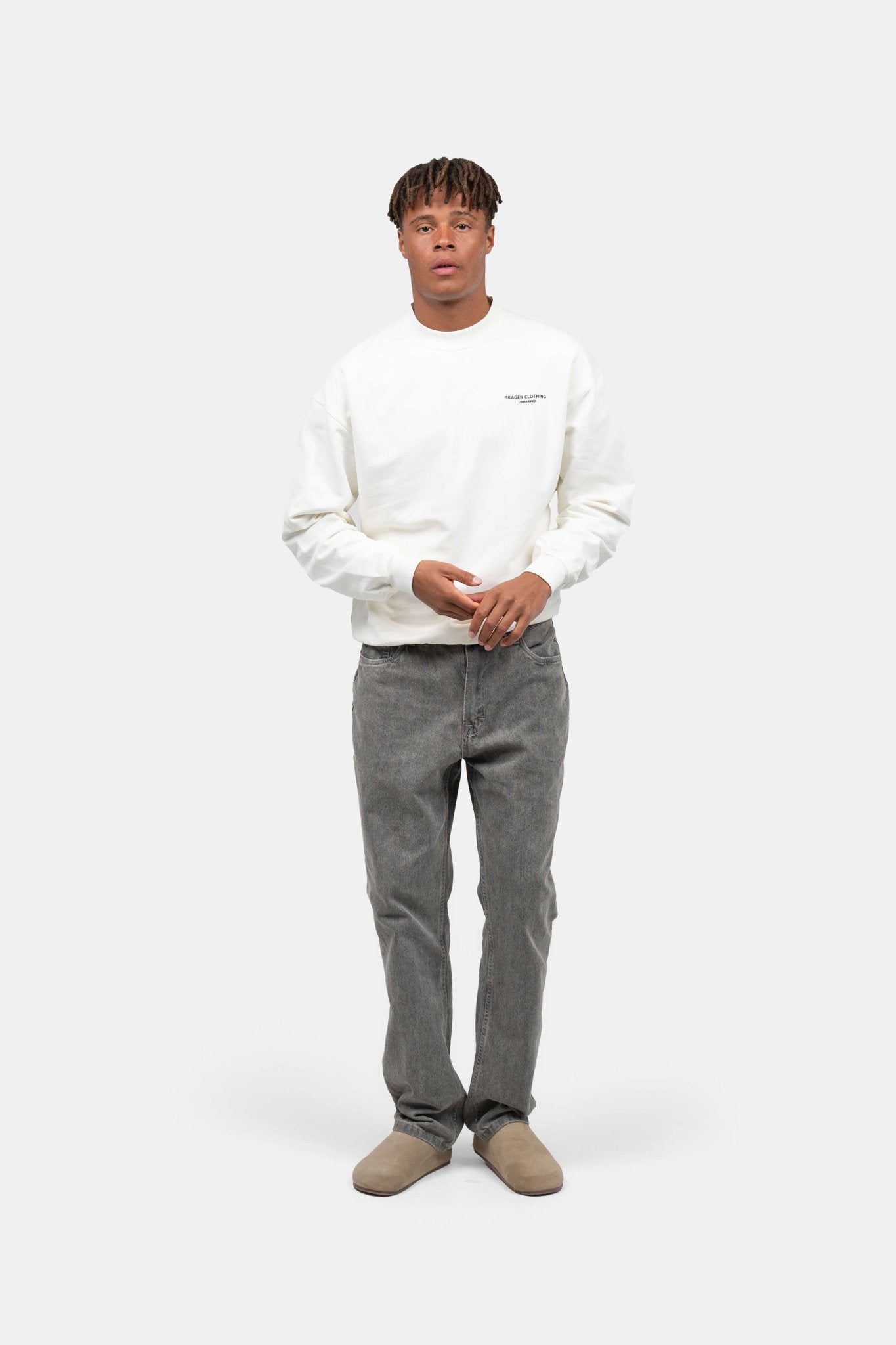 UNMARKED Sweatshirt Hvid | Skagen-clothing.dk